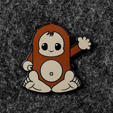 Bigfoot | Cryptid Pin | Close Up