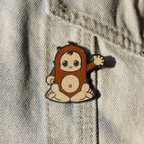 Bigfoot | Cryptid Pin | Denim