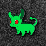 Chupacabra | Cryptid Pin | Close Up