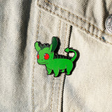 Chupacabra | Cryptid Pin | Denim