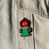Flatwoods Monster | Cryptid Pin | Denim