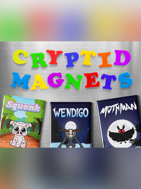 Cryptid Fridge Magnets