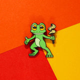 Frogman | Cryptid Pin | Close Up