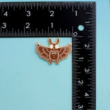 Gingerbread Mothman | Cryptid Pin | Measure