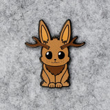 Jackalope | Cryptid Pin | Close Up