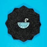 Loch Ness Monster | Cryptid Pin | Blue Paper