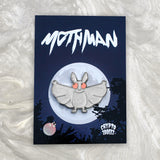 Pearlescent Mothman Hard Enamel Pin