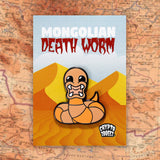 Mongolian Death Worm | Cryptid Pin | Map