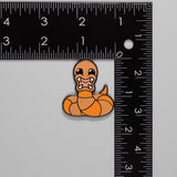 Mongolian Death Worm | Cryptid Pin | Measure