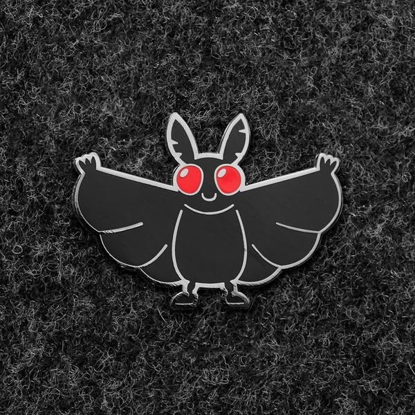 Mothman Cryptid Pin | Hard Enamel Pin by CryptoZooeez