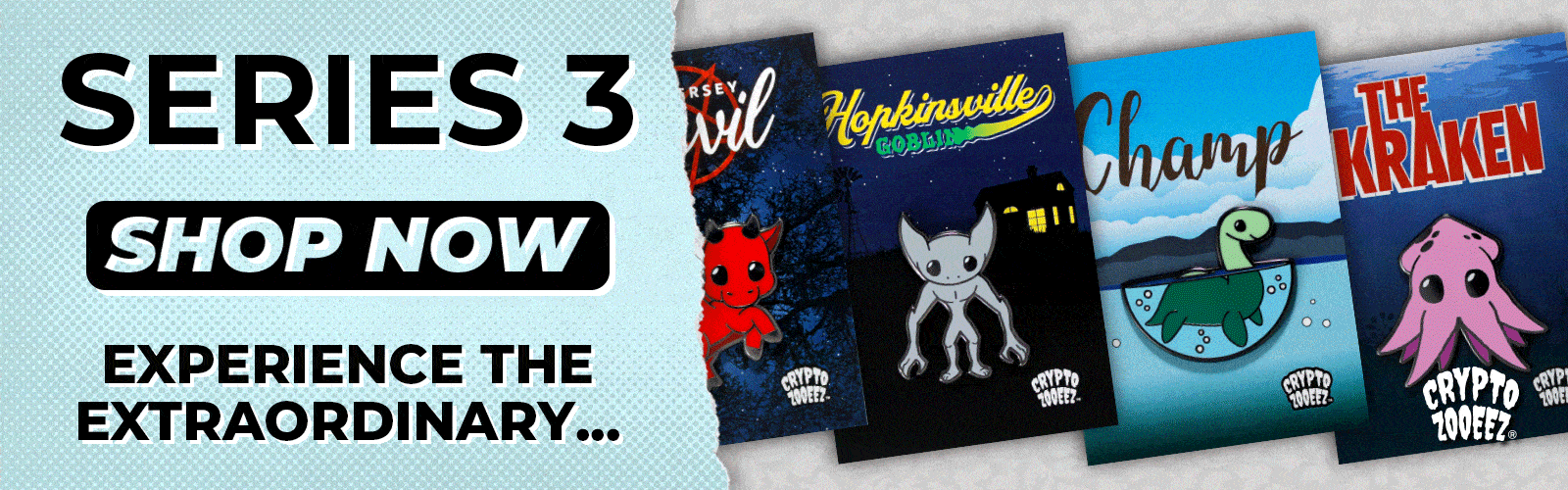 Cryptid Pins | Series 3