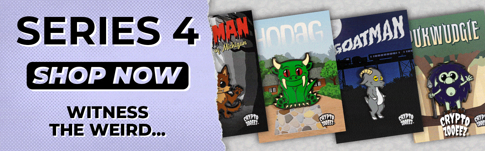 Cryptid Pins | Series 4