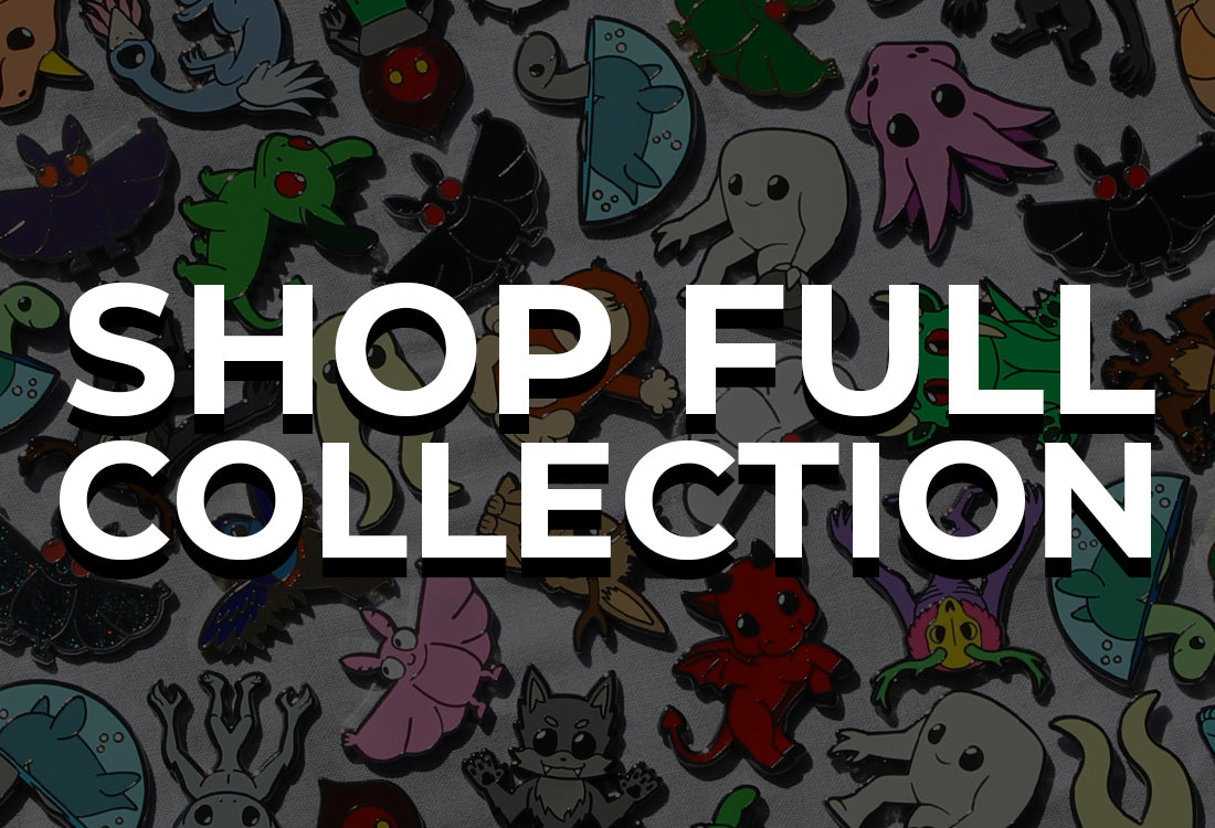 Enamel Pin Collection | Cryptid Pins by CryptoZooeez