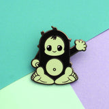 Skunk Ape | Cryptid Pin | Close Up