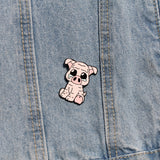 Squonk | Cryptid Pin | Denim