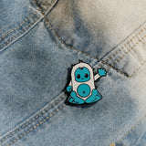 Yeti | Cryptid Pin | Denim